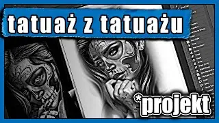 tatuaz z tatuażu  projekt