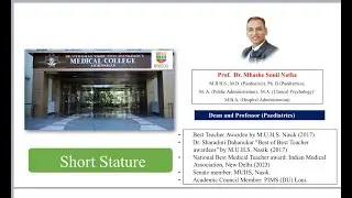 Paediatrics Lecture: SHORT STATURE