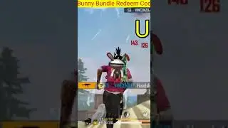 BUNNY BUNDLE REDEEM CODE TODAY | FF REDEEM CODE TODAY | FREE FIRE REDEEM CODE