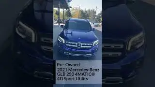 Pre-Owned 2021 Mercedes-Benz GLB 250 4MATIC® SUV - Versatile Luxury in Every Mile!