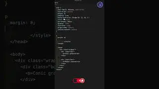 Conic Gradient and Radial Gradient CSS | HTML CSS  