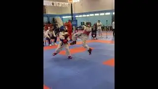 Торнадо в голову 🔥Лига тхэквондо итф #shorts #А4