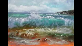 МОРСКОЙ ПЕЙЗАЖ мастер   класс  SEASCAPE master class