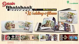 Desain Photobook Wedding Album dengan CorelDraw - Photobook Collage Design
