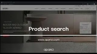 Search for a product | New website
