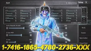 New Update 3.5⚡Best Sensitivity Code + Control Settings Pubg Mobile/Bgmi Sensitivity 2024