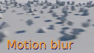 Motion blur в Maya, V-Ray, [гайд]