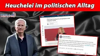 Heuchelei im politischen Alltag