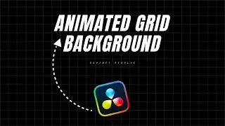 How to Add Animated Grid Background in DaVinci Resolve