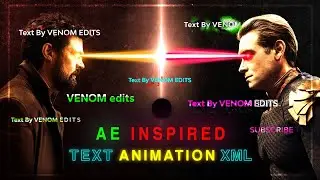 AE Inspired Text Animation Presets #16 | Alight Motion (Xml + Presets) | #alightmotion #edit #trend