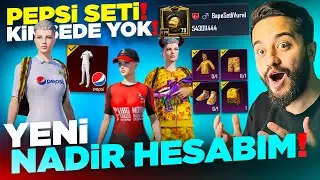 NADİR HESAP ÇALDIM! PEPSİ SETİ (KİMSEDE YOK) FULL BAPE! BAYILACAKSINIZ! PUBG Mobile