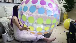 Beach ball blow to pop