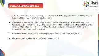 How to Upload Product Images on GeM Portal | Step-by-Step Guide for Sellers