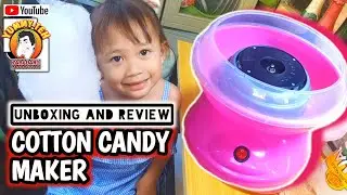 PINK COTTON CANDY MAKER | Unboxing and Review | Sobrang Sulit