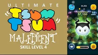 Tsum Tsum - Maleficent Skill 4 - HIGH SCORE - 8,941,932