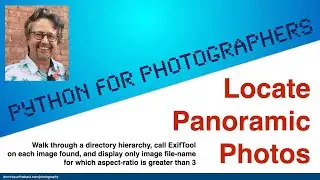 Use Python to Locate Panoramic Photos