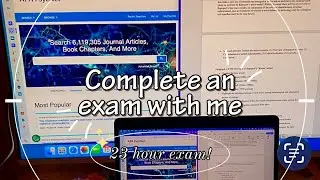 complete my first exam of third year with me | 23 hour exam