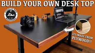 DIY Desk Top - Made from Plywood!