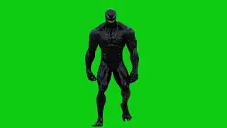 Venom Green screen in 3D