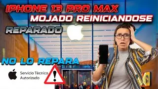 iPhone 13 pro Max Reiniciándose Mojado NO Enciende. Problema comun en los iPhone.