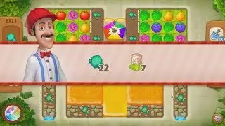 Gardenscapes.  2323 уровень.