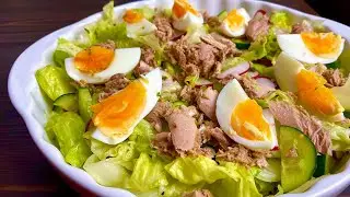 Ich kann nicht aufhören, diesen Salat zu essen! So frisch und knusprig!