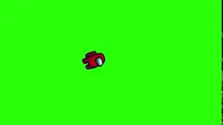 Among Us - Red - Ejected / Space Ride - Green Screen - FREE