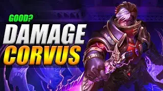 DAMAGE CORVUS IS INSANE! | Paladins PTS