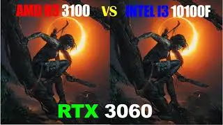 R3 3100 vs i3 10100F - RTX 3060 - Gaming Comparisons
