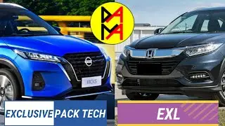 Kicks Exclusive Pack Tech 2022 vs HR-V EXL 2021! Tecnologia e Qualidade! Qual é o melhor?