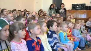 Шоу мыльных пузырей в детсаду