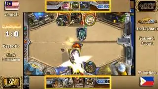 The Legends 3 by HearthstoneSEA - ChongGEr(MY) vs WaningMoon(PH)
