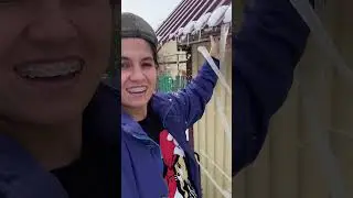 Однажды в деревне зимой😅            