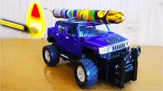 МАШИНА С РАКЕТНЫМ ДВИГАТЕЛЕМ 🚀 Эксперимент с реактивным движителем 💥