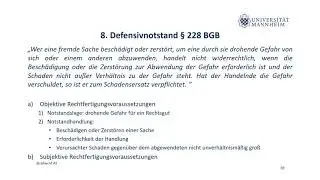Strafrecht AT Teil 9 (Festnahmerecht; Rechtfertigende, mutmaßliche und hypothetische Einwilligung)