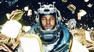 Starfield Space walk... but with 50,000 sandwiches