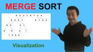 Merge Sort Visualization - CS Lecture Ep 5.1 (Fast Clip 1)