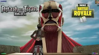 ATTACK ON TITAN Update On Fortnite | Eren Yeager Gameplay