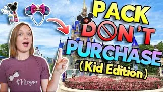 SMART Disney World Packing Guide for Kids: Don't OVERSPEND in the Parks!