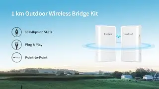 Introducing BrosTrend 1 km Outdoor Wireless Bridge Kit