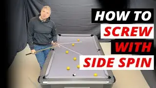 How to play SIDE SPIN when screwing back | 8 Ball pool tips and techniques, back spin