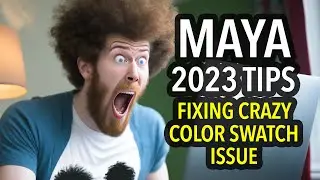 Fix The Permission Error When Picking Colors in Maya 2023