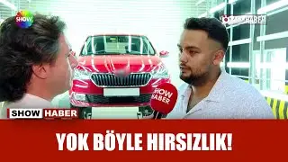 Kiralık aracın hava yastığı çalınmış!