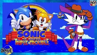 SONIC TRIPLE TROUBLE 16 BITS : FANG THE SNIPER | ZERANDO COM O SUPER FANG | PURA APELAÇÃO!