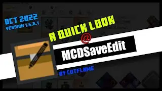 MCDSaveEdit  - Taking a look at the Minecraft Dungeons Save Editor v1.5.6.1