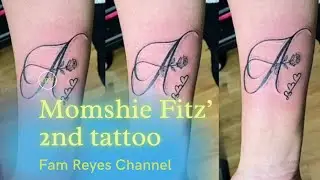 Momshie Fitz 2nd tattoo | my bday souvenier #familyadventure #buhayabroad #tattoo