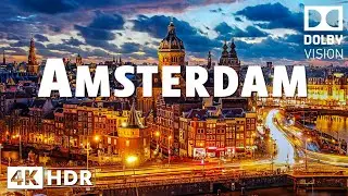 [4K] AMSTERDAM – City of Canals & Deep House Chill Vibes