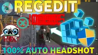 Regedit free fire | Auto headshot config file | Script for bluestacks 5 MSI player |ff Script