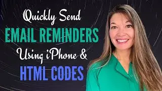 Send Email Reminders on an iPhone using HTML Codes (Non-Automated)