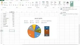 Excel 2013 Share a Workbook Online Using the Browser